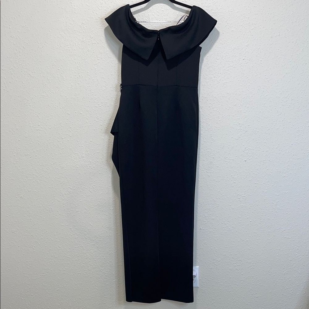Alex Evenings One Shoulder Black Dress with Embellishment - Picture 5 of 5